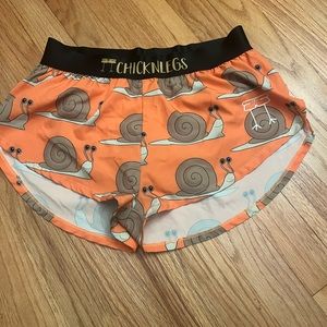 Snail split shorts small Chicknlegs